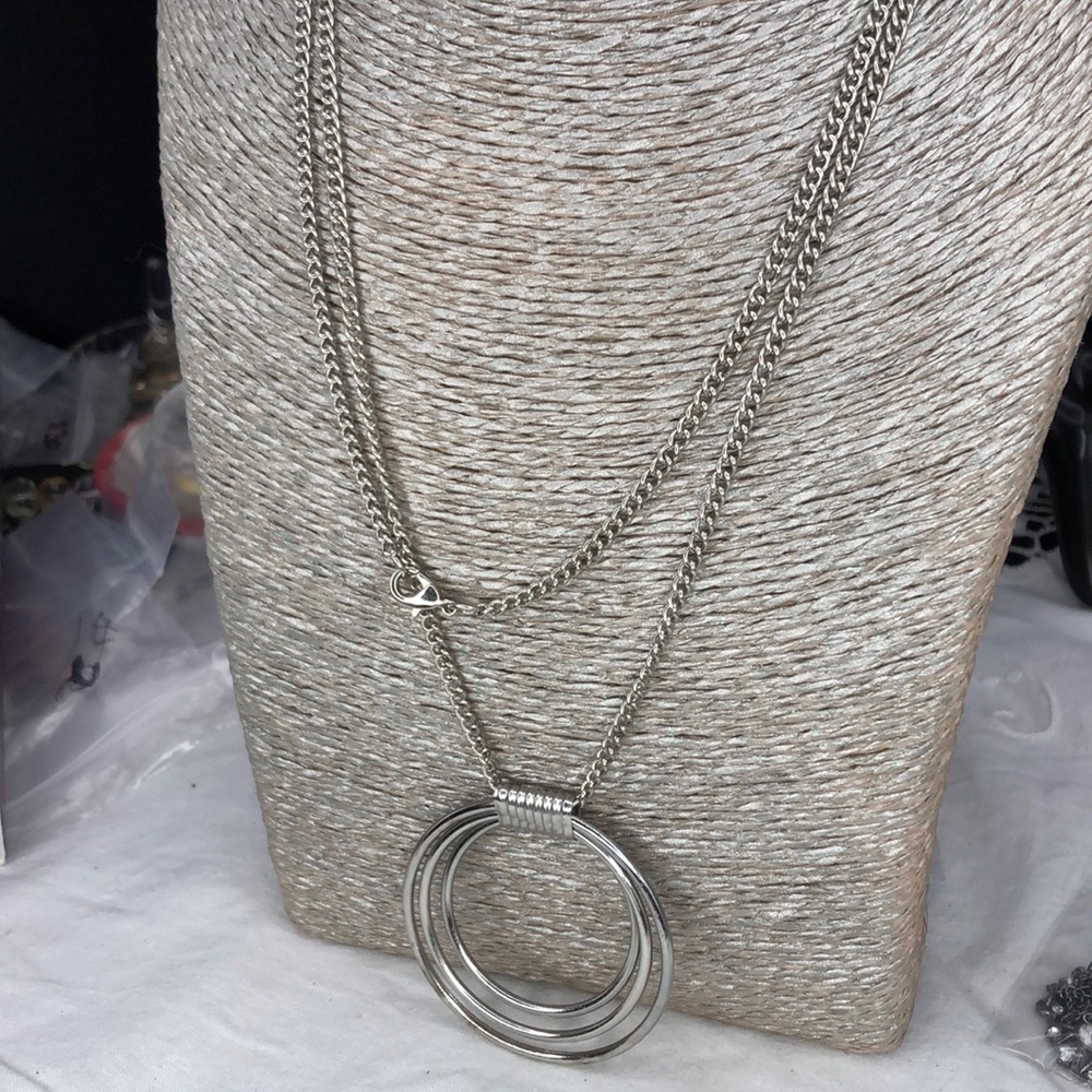 Long Circle Necklace